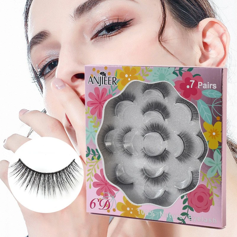 Anjieer Fashion Eyelash 7 pairs 6D product thumbnail 2