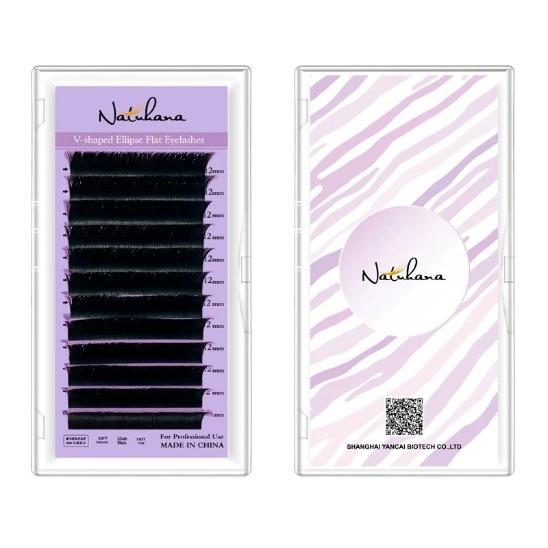 NATUHANA V Shaped Mink Lasher Ellipse Flat  Auto-Fans product thumbnail 16
