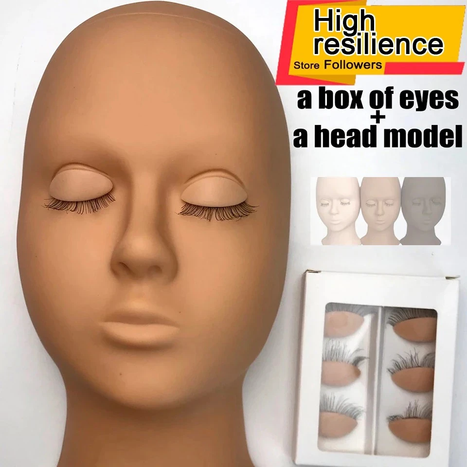 Eyelash Extension Kit, Mannequin Head with Replaced Eyelids product thumbnail 18