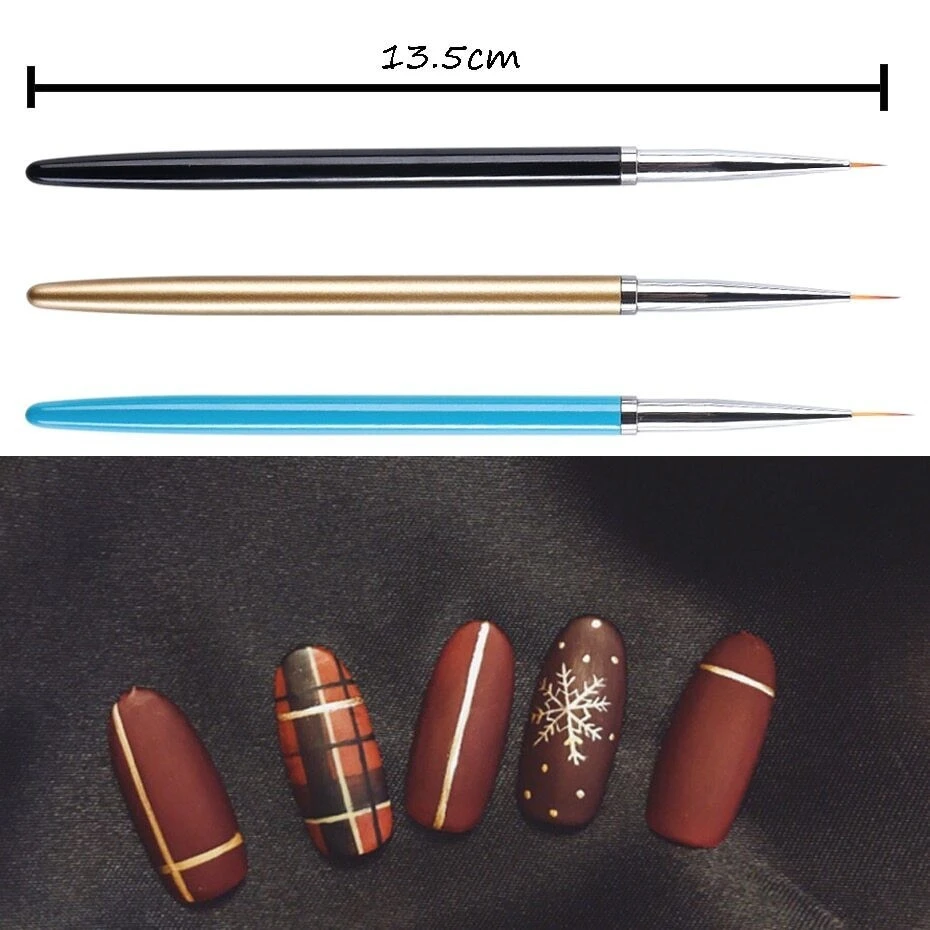 3pcs Brushes Holder Set Tools For Nail Paint product thumbnail 3