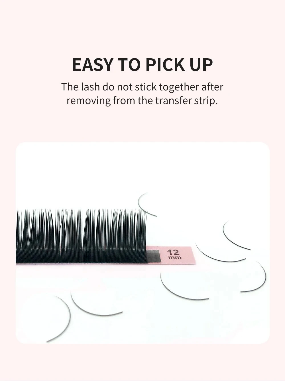 NATUHANA 16lines 8-15mm Mixed Eyelash Extension Matte Black product thumbnail 2
