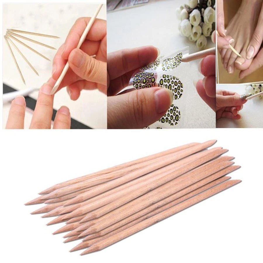 Nail Art Design Orange Wood Stick product thumbnail 8
