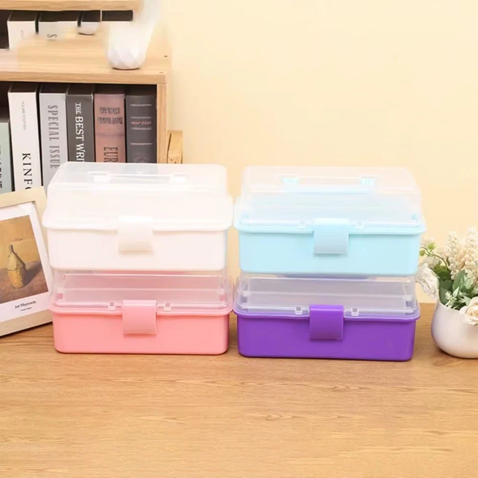 2/3 Layers Large Capacity Foldable Multifunctional Plastic Storage Box product thumbnail 7