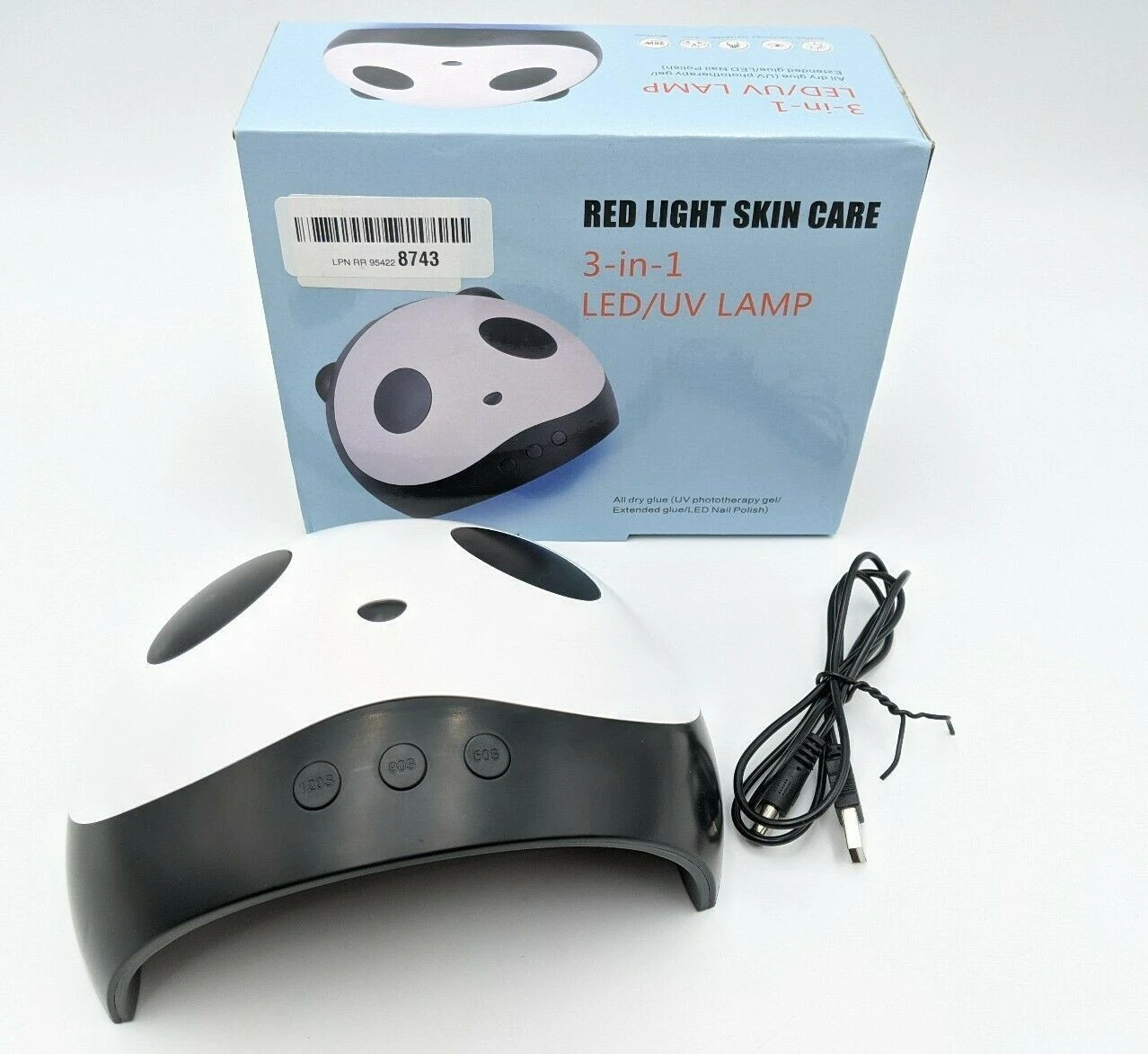3 in 1 Panda LED UV Gel Nail Lamp Dryer 36 W product thumbnail 7