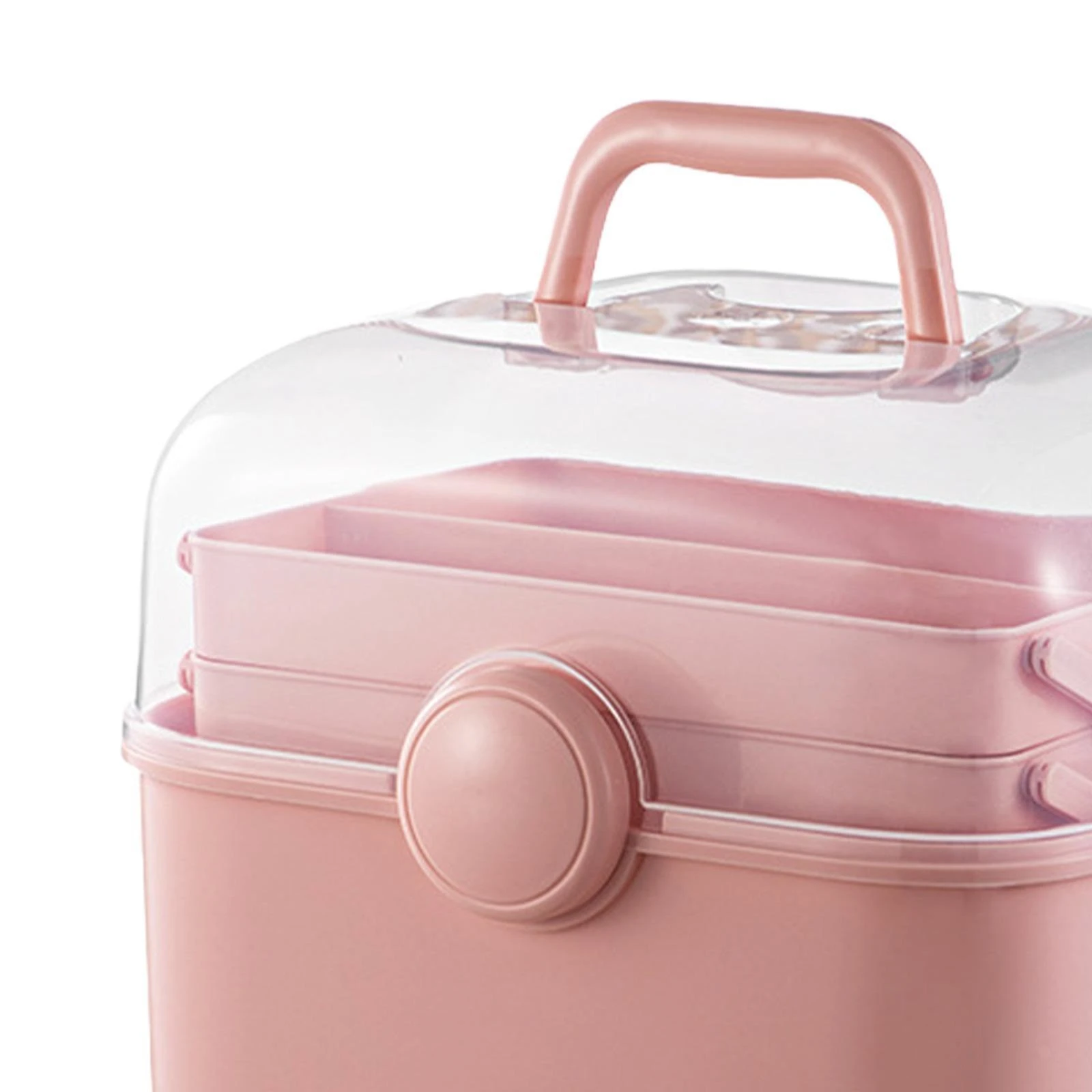 Multipurpose Portable Storage Box – 3 Tiers for Cosmetics, Manicure Tools & Sewing Supplies product thumbnail 5