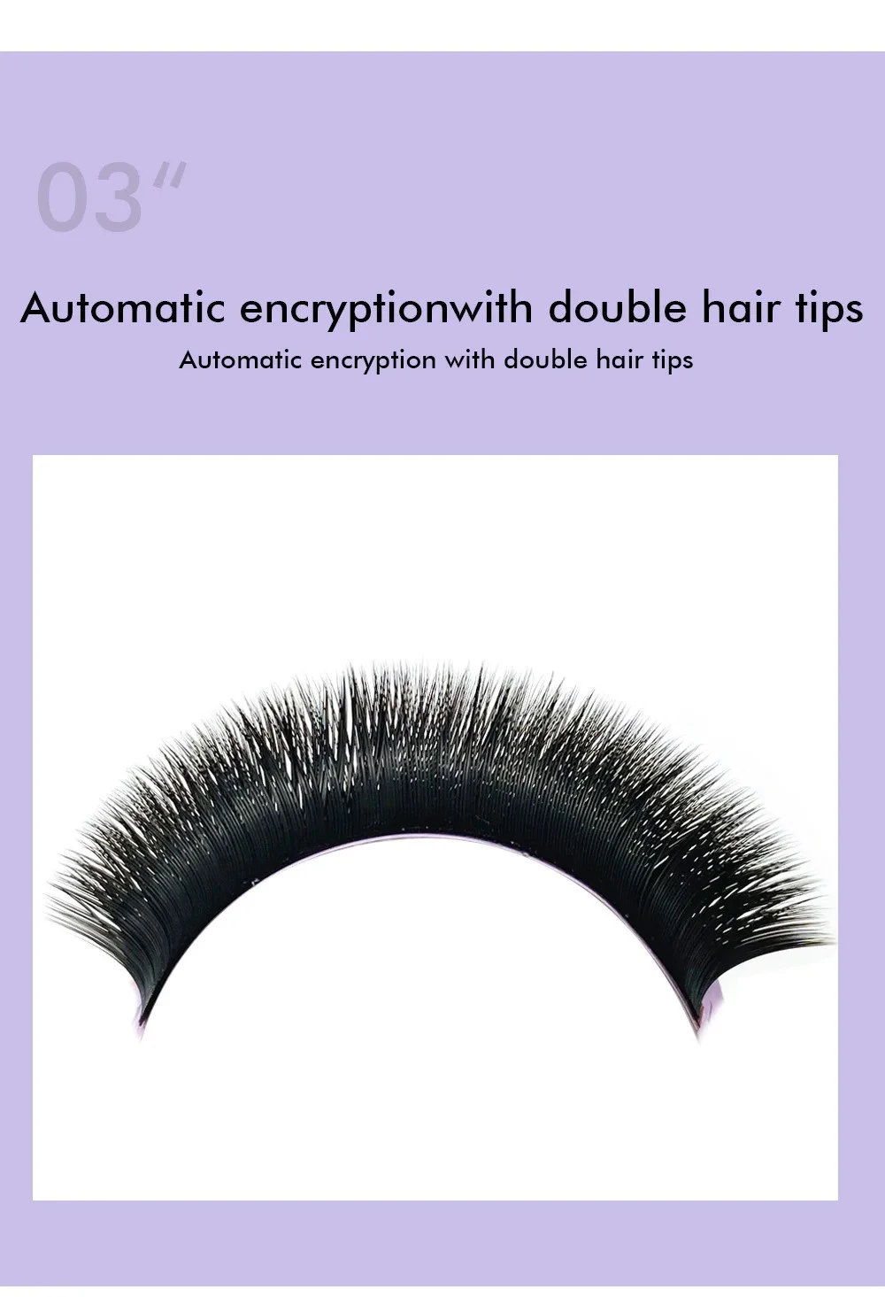 NATUHANA V Shaped Mink Lasher Ellipse Flat  Auto-Fans product thumbnail 6