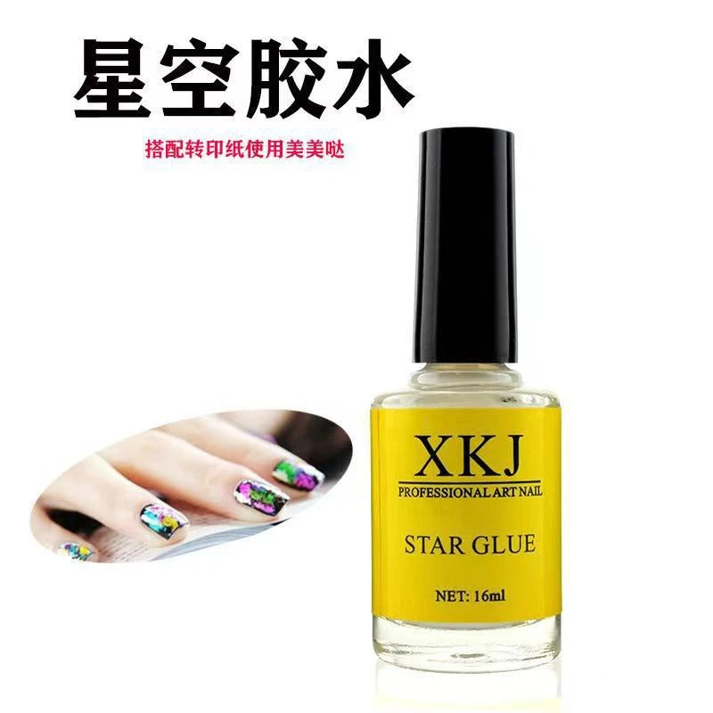 Nail art starry sky glue sticker tool Nail transfer sticker glue Super cool product thumbnail 2