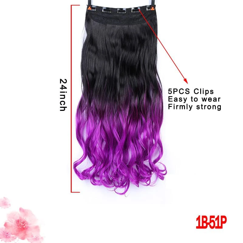 5clip in extension ombre hair product thumbnail 4