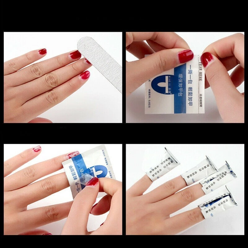 Gel Nail Polish Remover Pads Cleaning product thumbnail 6