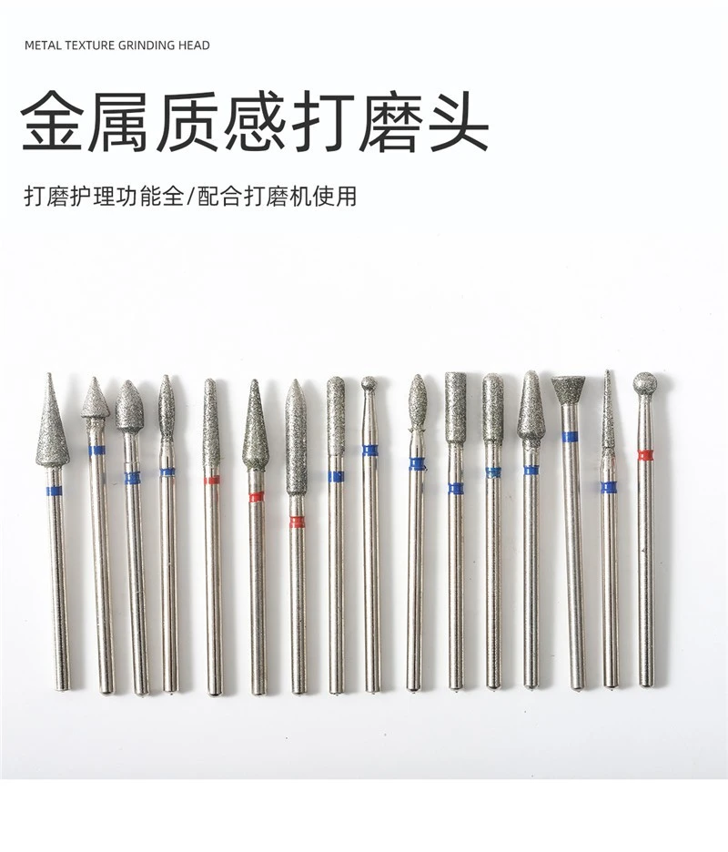 Dimoned Naill Drill Heads Cross-border exclusively for nail art Russian tungsten steel product thumbnail 27