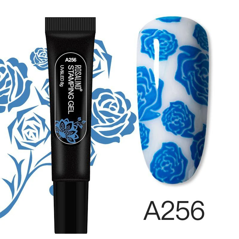 ROSALIND printing glue 8g hose nail polish glue nail shop printing steel plate nail art product thumbnail 18