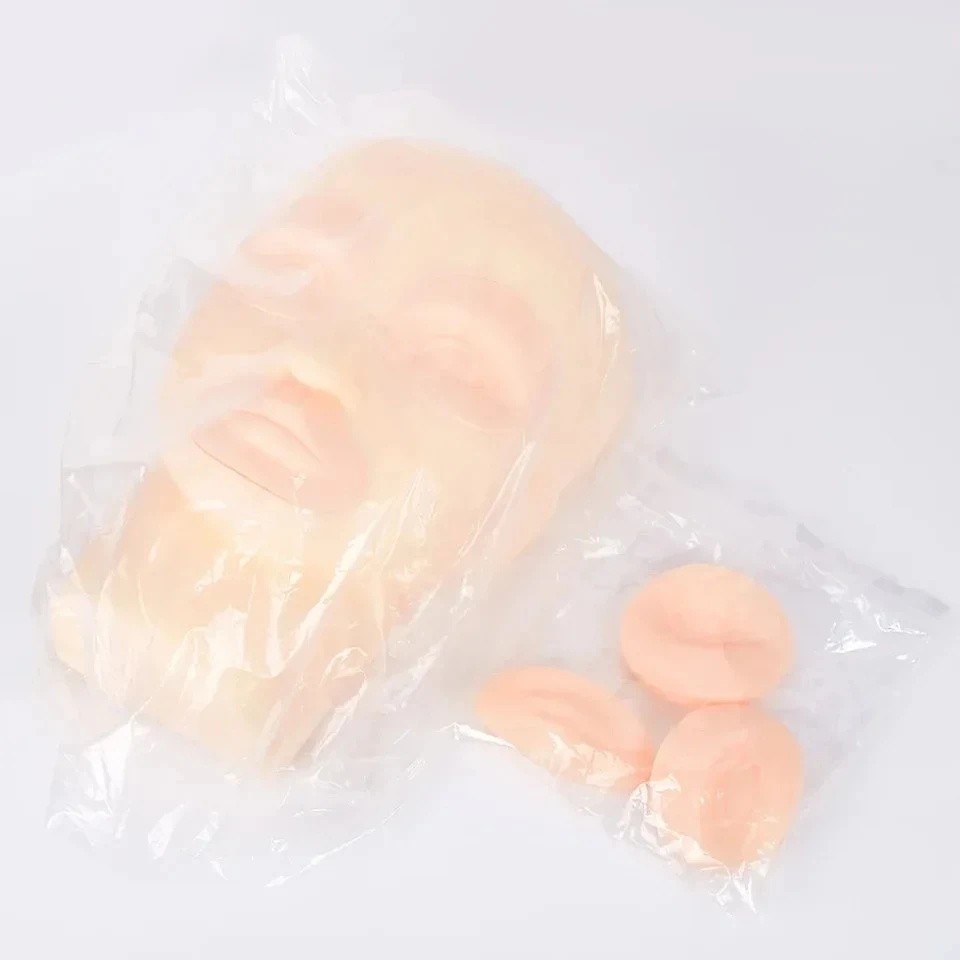 Mannequin head silicone,soft,replaceable,easy to color product thumbnail 17