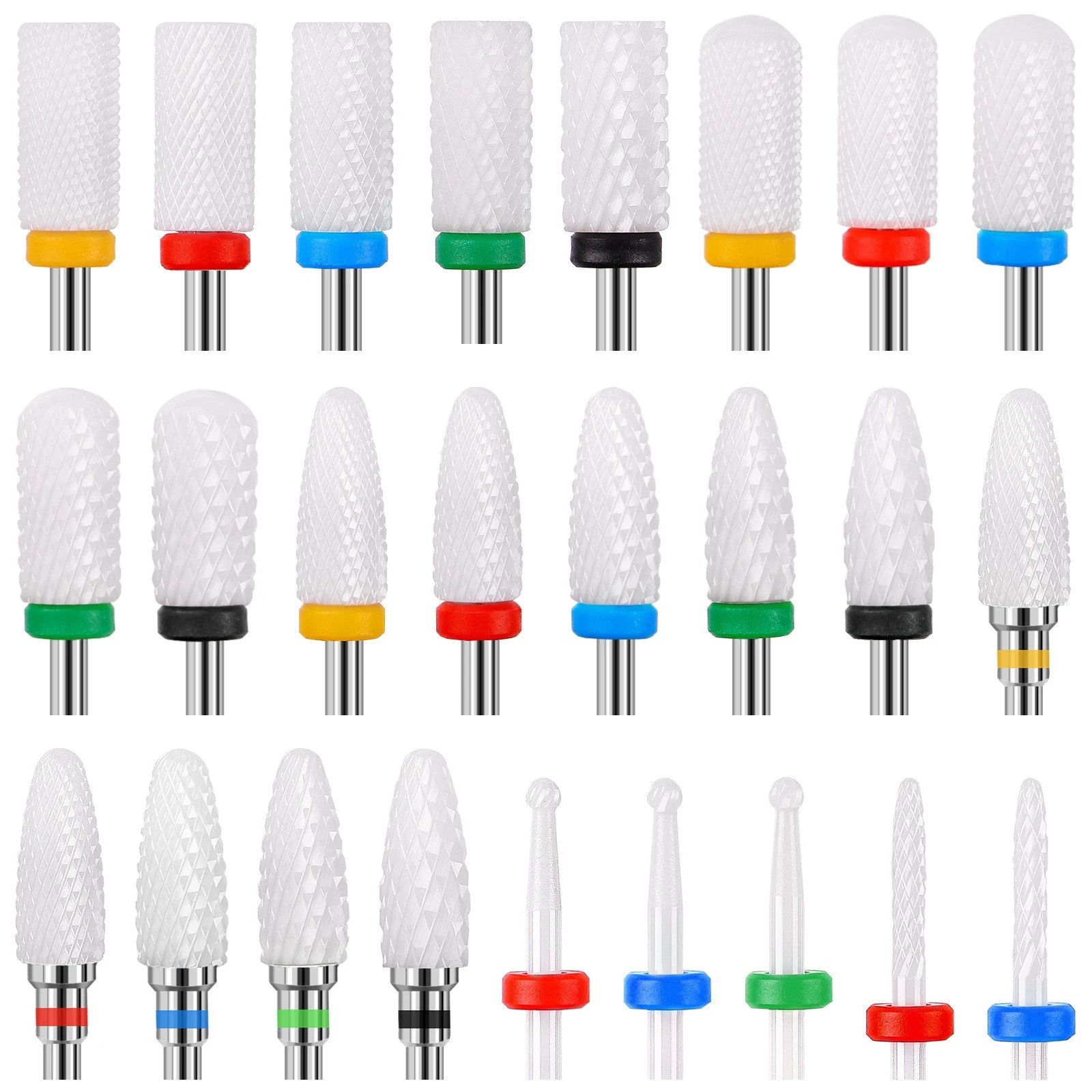 Nail art ceramic polishing head replacement head nail removal polishing head dead skin polishing machine nail art tools product thumbnail 36