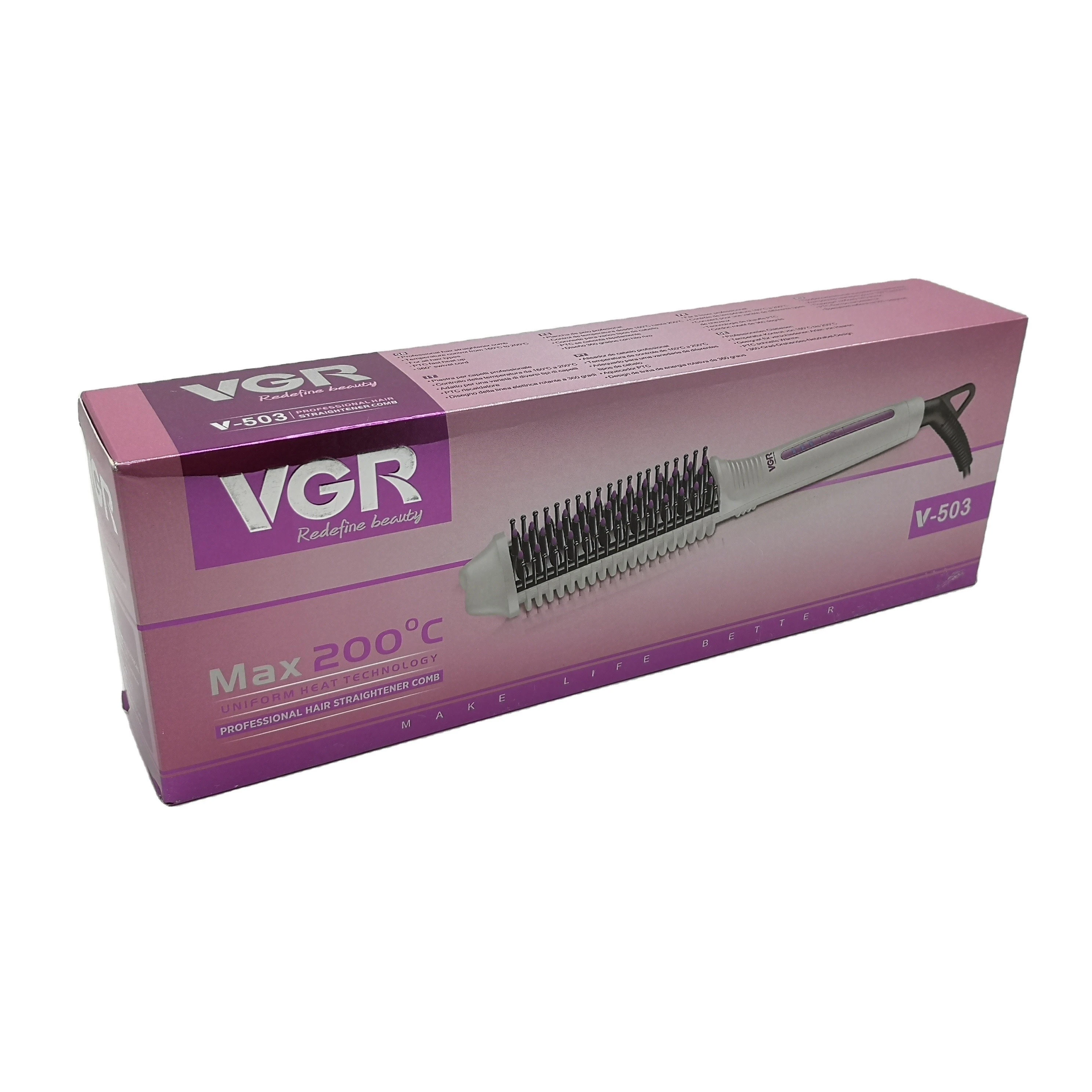 V-503 Ionic Hair Straightener comb product thumbnail 14