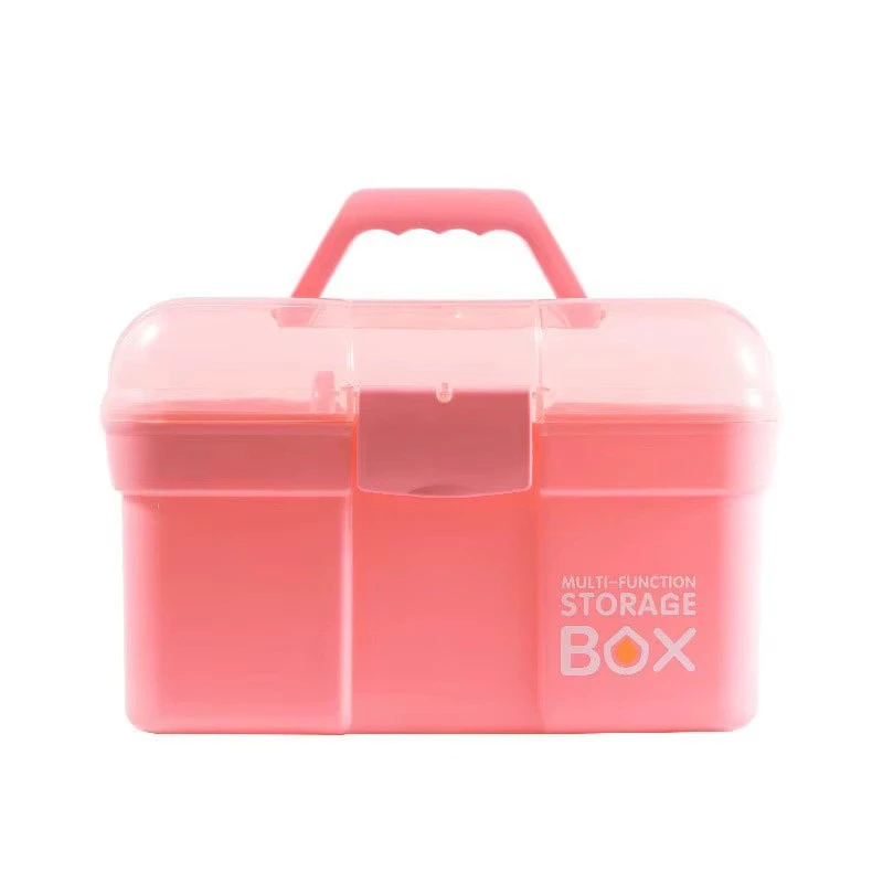 Portable Handled Storage Box – 2-Tier Manicure Tool Case for Home, Car, Bedroom & Hotel Organization product thumbnail 18