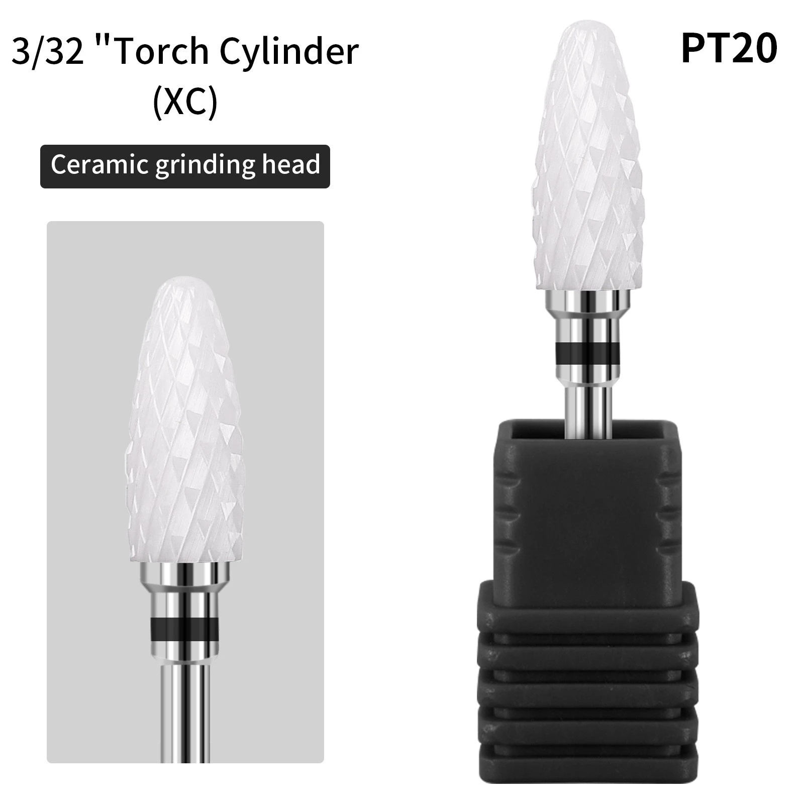 Nail art ceramic polishing head replacement head nail removal polishing head dead skin polishing machine nail art tools product thumbnail 12
