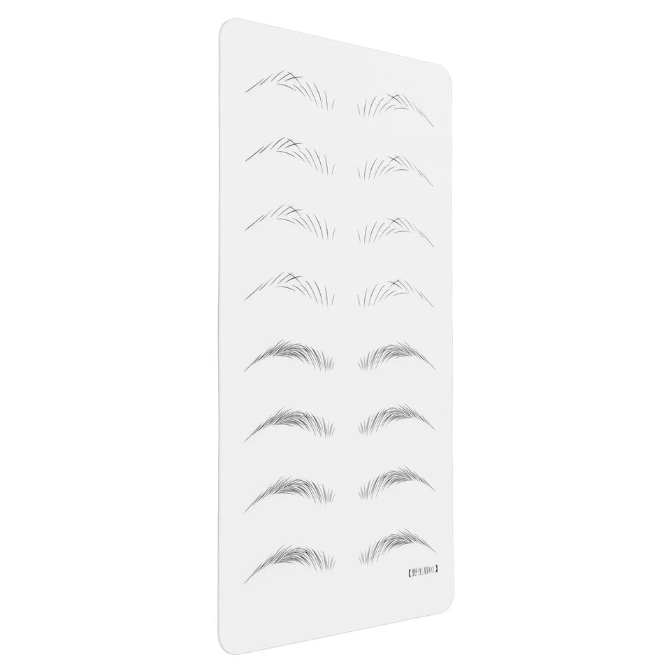 Microblading Practice Skin Inkless Wide Eyebrows Microblading Training Sheet product thumbnail 7