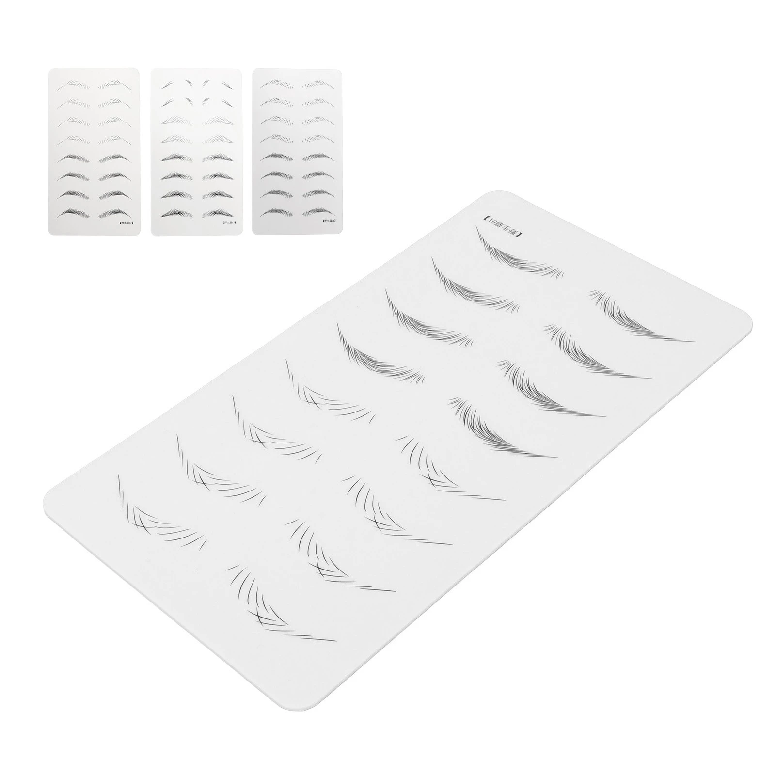 Microblading Practice Skin Inkless Wide Eyebrows Microblading Training Sheet product thumbnail 3