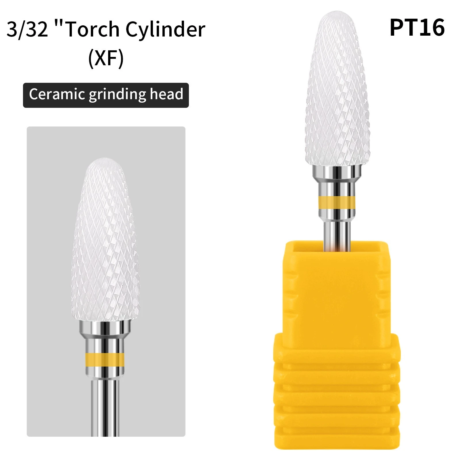 Nail art ceramic polishing head replacement head nail removal polishing head dead skin polishing machine nail art tools product thumbnail 22
