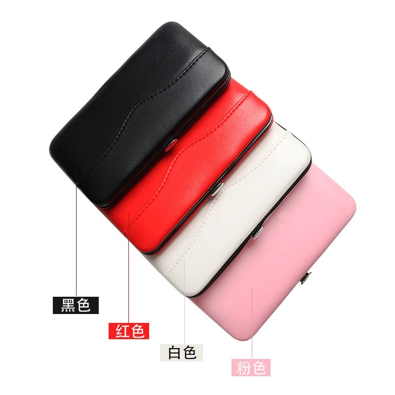 eyelash tweezers storage bag High-quality PU leather eyelash product storage tool product thumbnail 3
