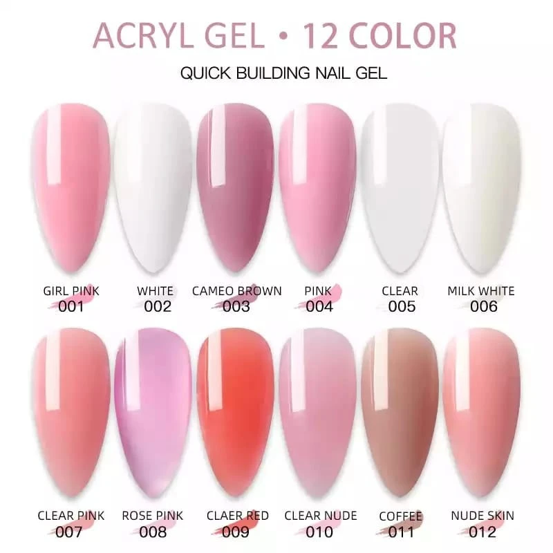packge  HS poly gel 15 ML 6 colors product thumbnail 28