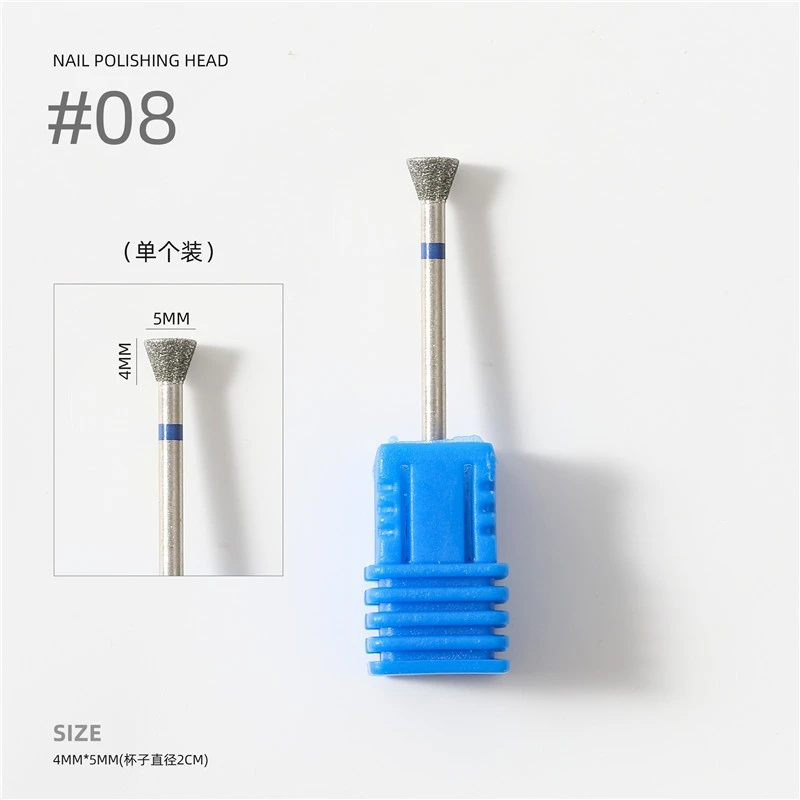 Dimoned Naill Drill Heads Cross-border exclusively for nail art Russian tungsten steel product thumbnail 9
