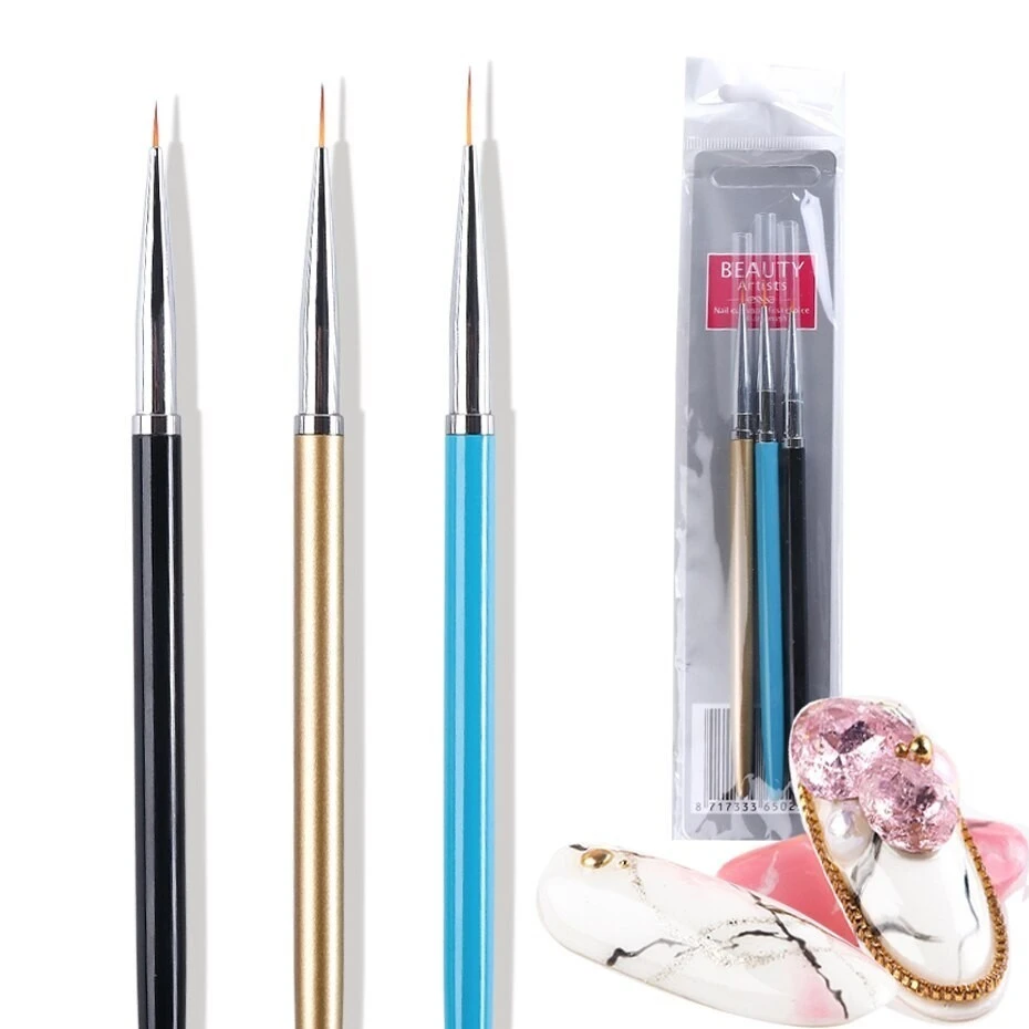 3pcs Brushes Holder Set Tools For Nail Paint product thumbnail 5