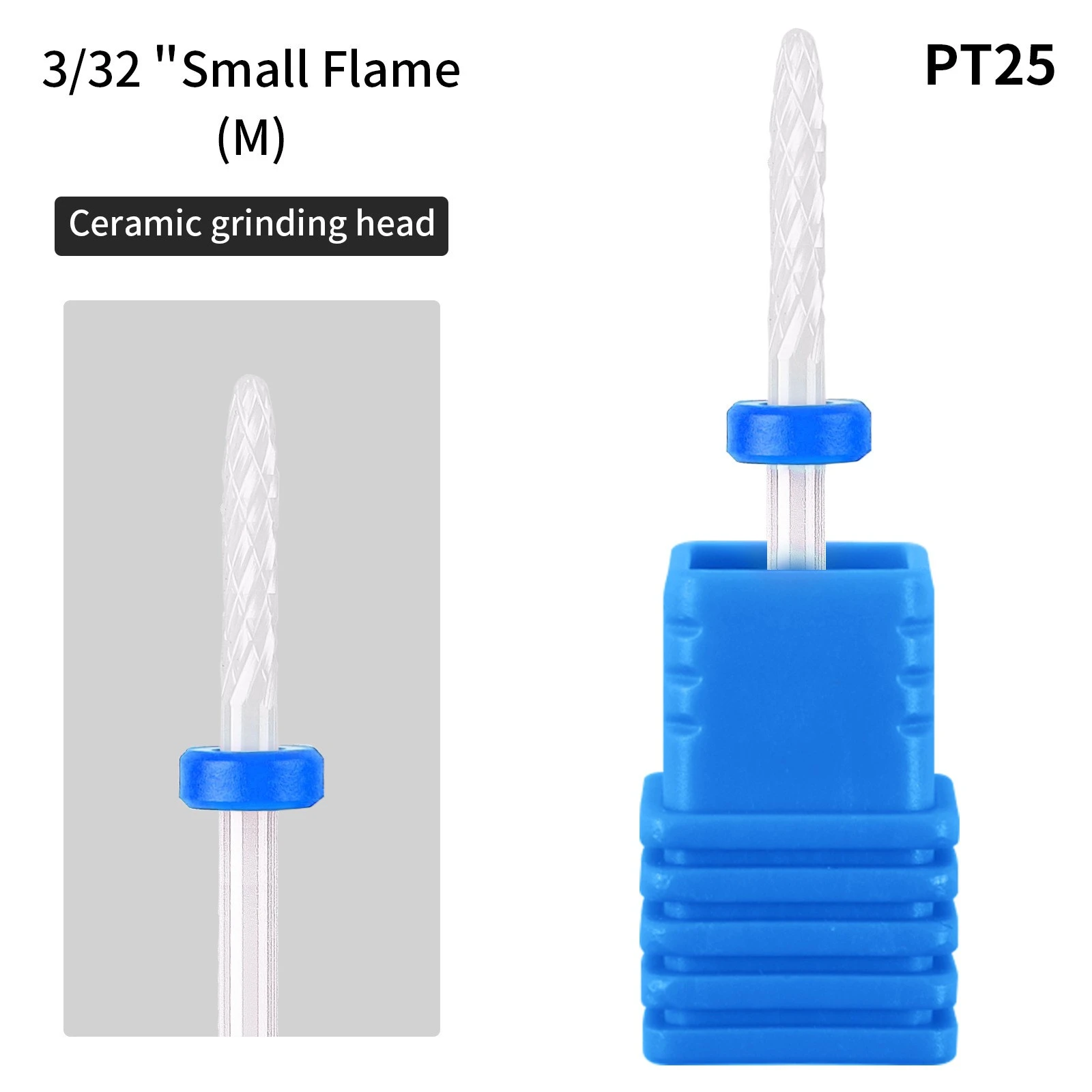 Nail art ceramic polishing head replacement head nail removal polishing head dead skin polishing machine nail art tools product thumbnail 28