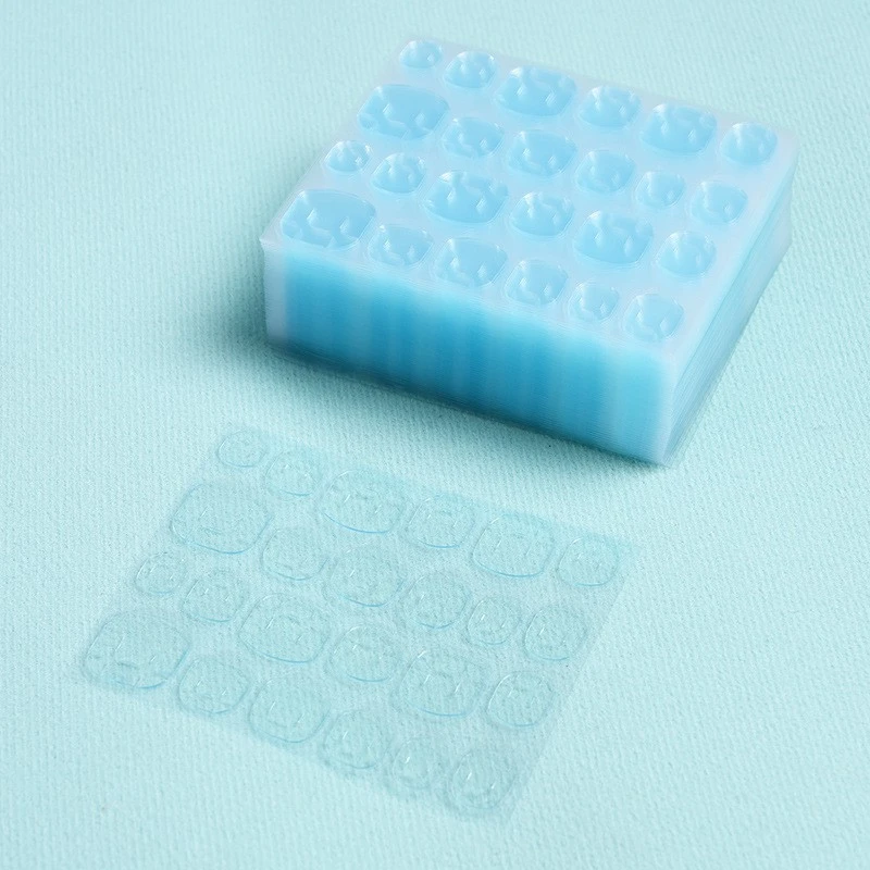 4 pcs ofnail double-sided stickers 24 stickers, rhubarb glue, nail back glue, adhesive, waterproof and sticky product thumbnail 4