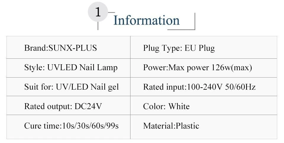 SUN XPlus UV LED Lamp For Nails Dryer product thumbnail 20