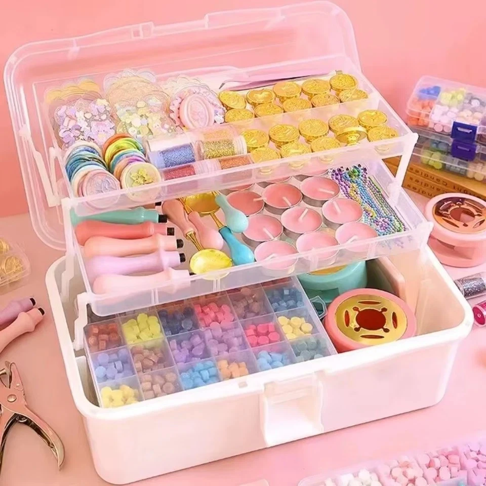 2/3 Layers Large Capacity Foldable Multifunctional Plastic Storage Box product thumbnail 5