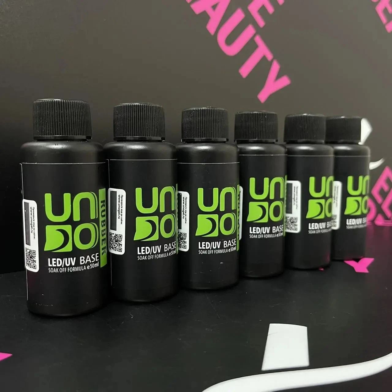 UNO High Capacity 50ml Thick Rubber Base Gel Manicure Basis No Wipe product thumbnail 3