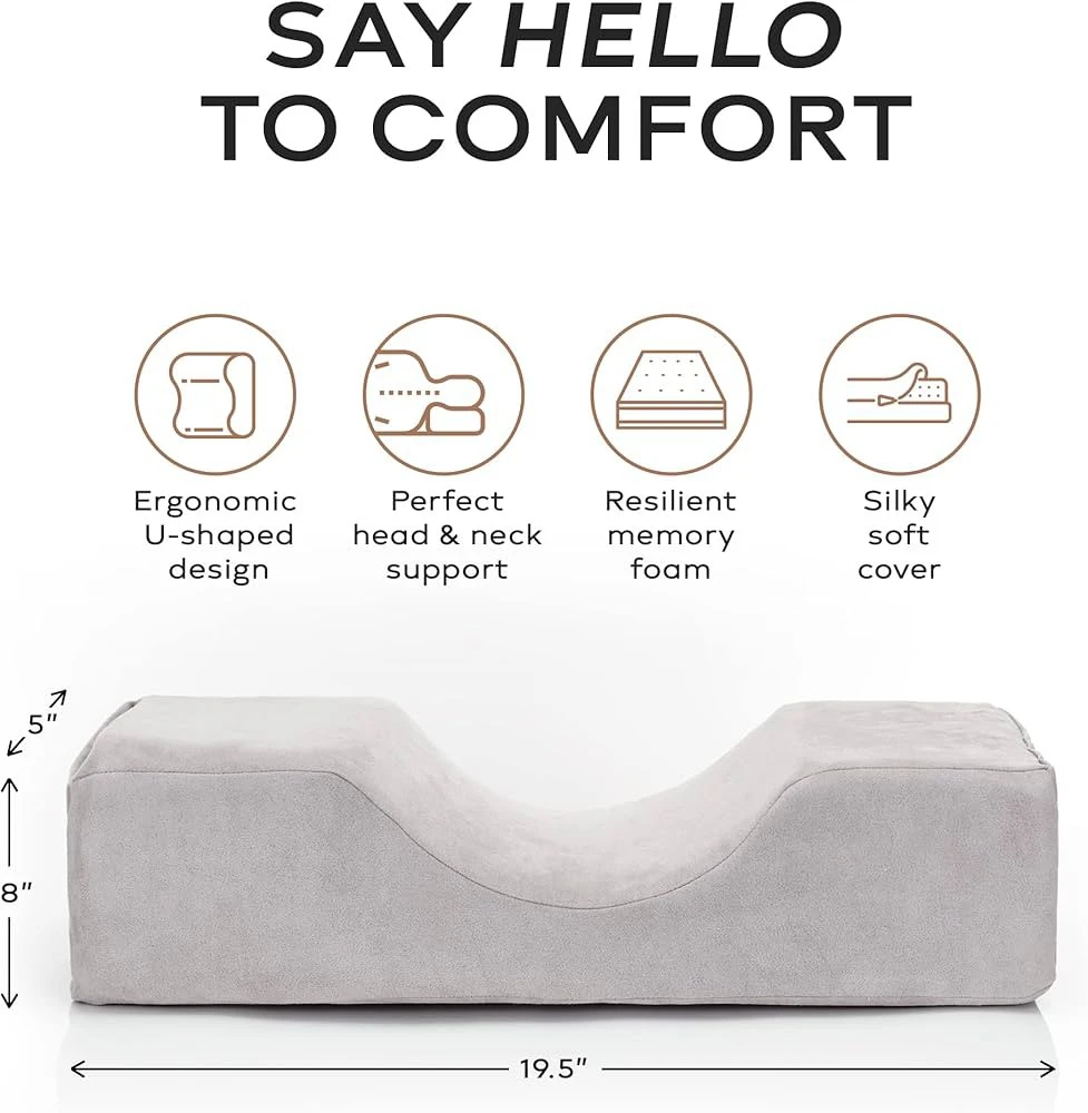Professional Lash Extension Pillow – Memory Foam Ergonomic Neck Support Lash Pillow for Beauty Salons product thumbnail 11