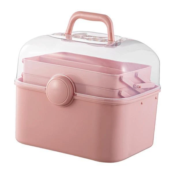 Multipurpose Portable Storage Box – 3 Tiers for Cosmetics, Manicure Tools & Sewing Supplies product thumbnail 43