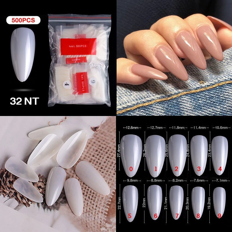 nail art French pointed nail ballet nail transparent nail toe nail toe nail toe nail nail sheet product thumbnail 37