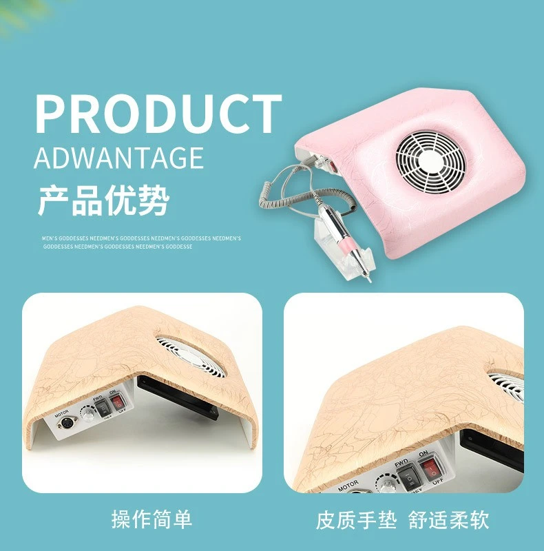 Nail art polishing and vacuuming all-in-one machine 2-in-1 nail art vacuum cleaner machine polishing and nail removal 270A product thumbnail 24