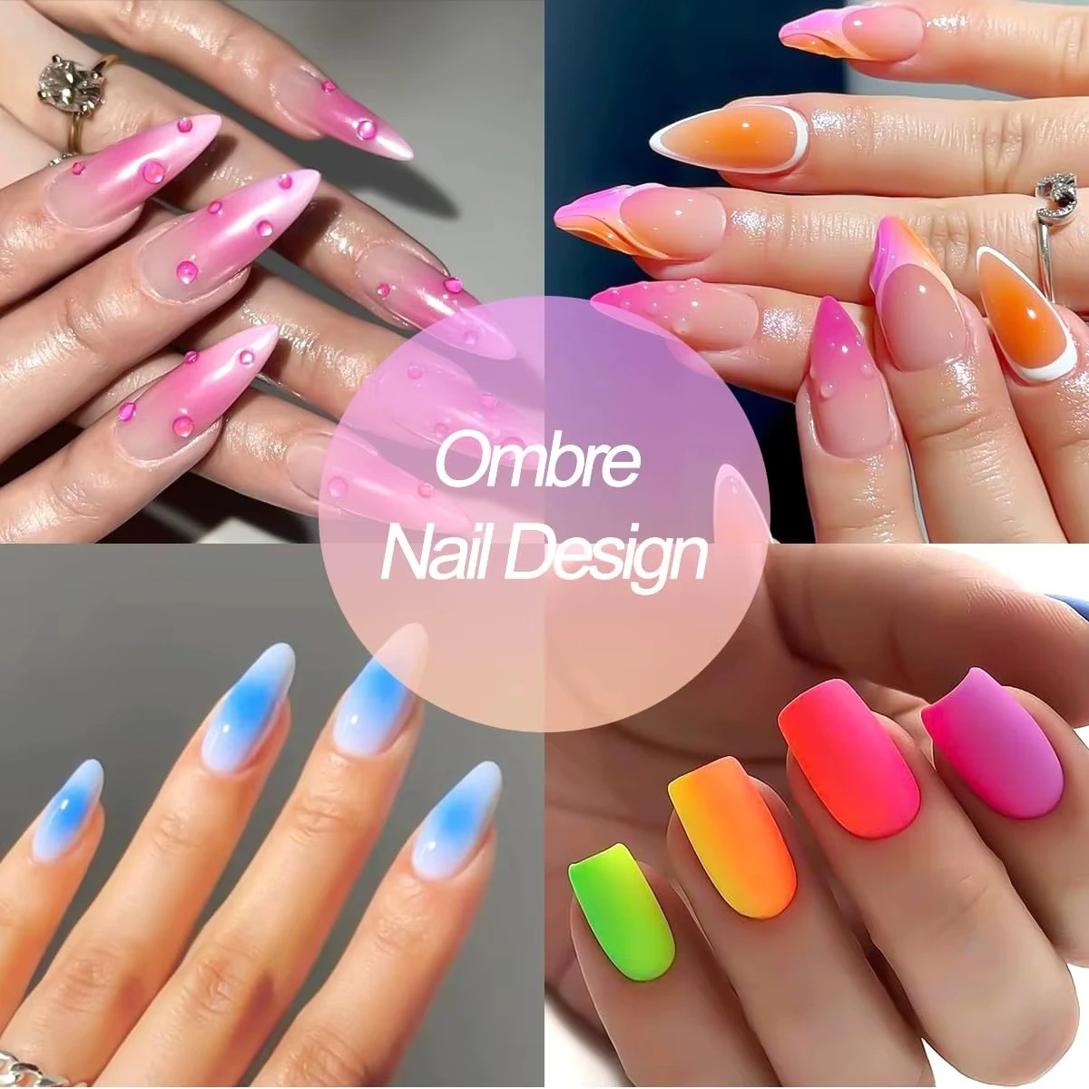 100Pcs High Density Cube Sponge Nail Art Sponge Set Gradient Nail Brushes Gel Polish DIY Nail Sponge Grab Pen Manicure Tools product thumbnail 26