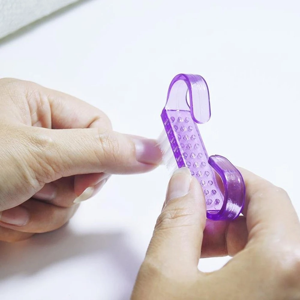 Small Plastic Nail Cleaning Brush Tools product thumbnail 3