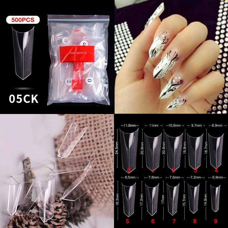 nail art French pointed nail ballet nail transparent nail toe nail toe nail toe nail nail sheet product thumbnail 26