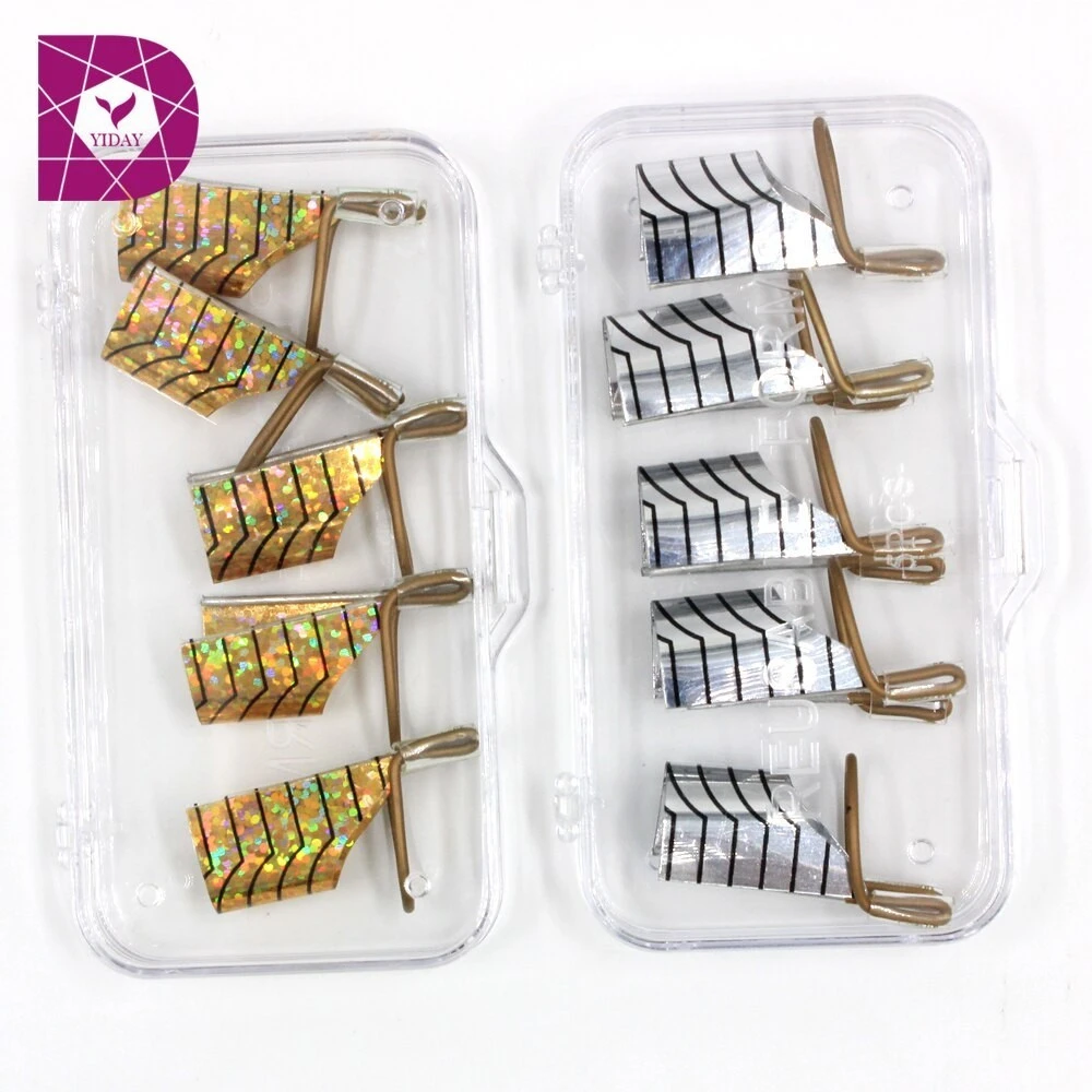 Reusable Dual Silver & Gold Nail Form For Nail Art Making product thumbnail 2