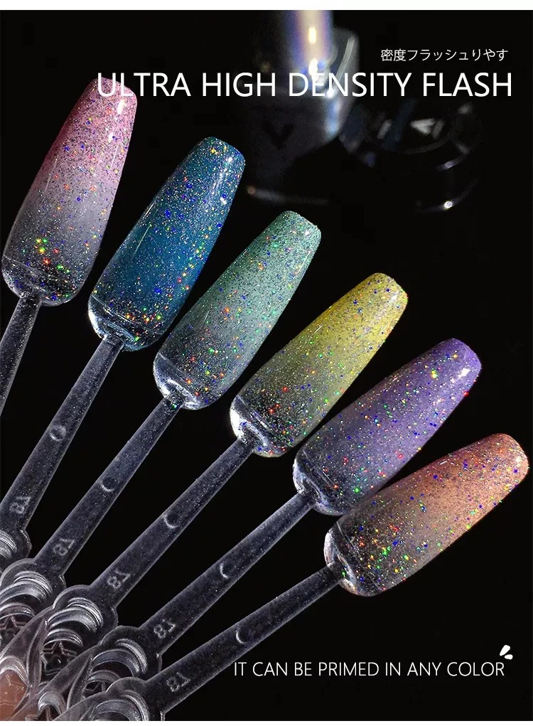 Laser Kaleidoscope Nail Gel Polish Super Broken UV LED Universal Kaleidoscope Nail Gel Polish product thumbnail 16