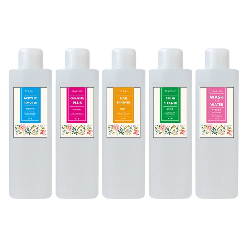 Nail art tools, nail remover water, pen washing water, diluting detergent, washing gel water 500ml product thumbnail 4