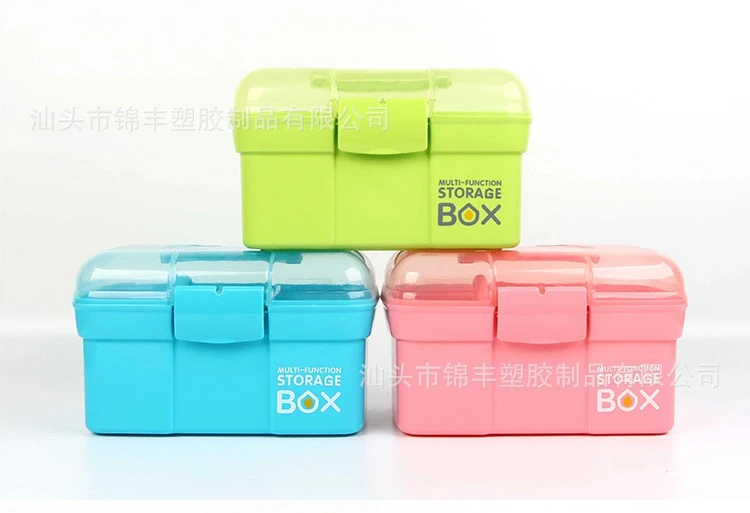 \large size plastic household medical emergency medicine box storage box cosmetics jewelry storage box product thumbnail 16