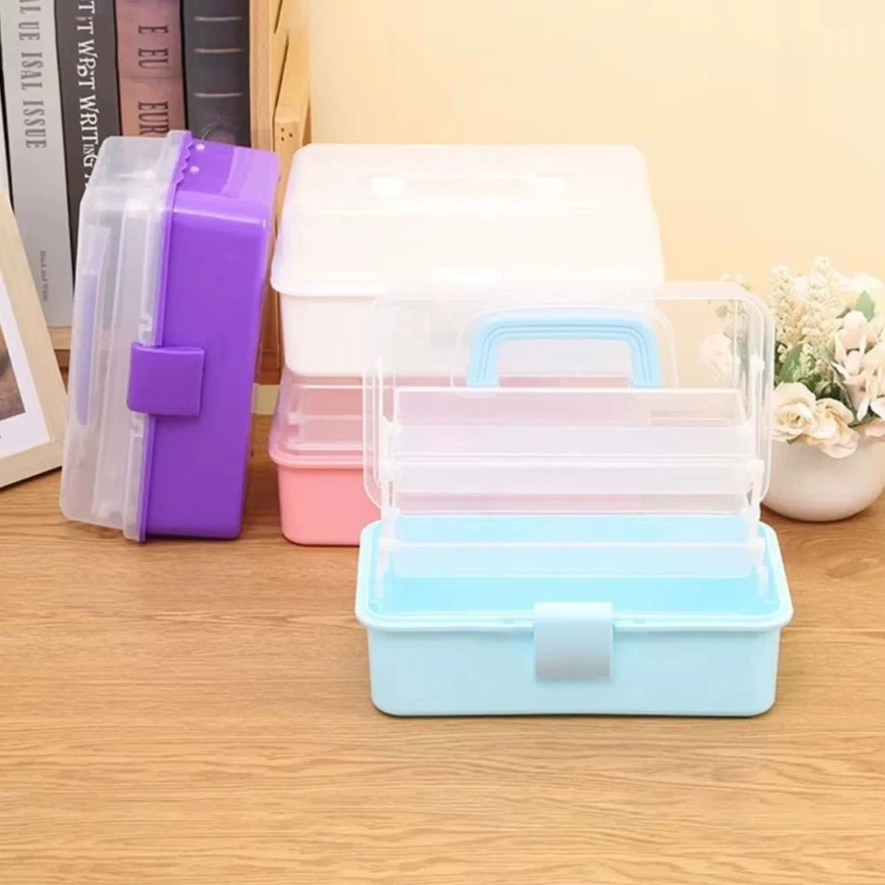 2/3 Layers Large Capacity Foldable Multifunctional Plastic Storage Box product thumbnail 4