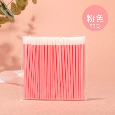 Cleansing eyelash bubble mousse swab 100 barrels, disposable lip brush, eyelash beauty cotton swab tool product thumbnail 4