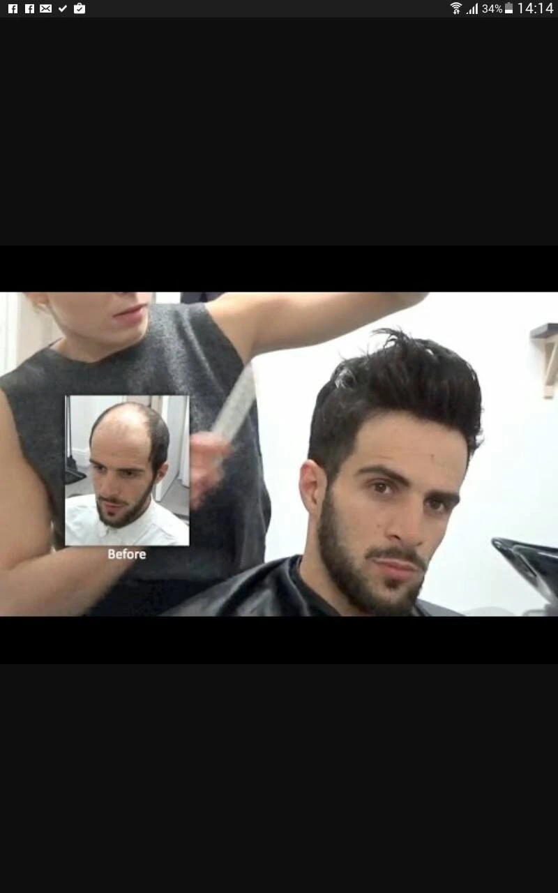 100 % Human Hair Toupee product thumbnail 8