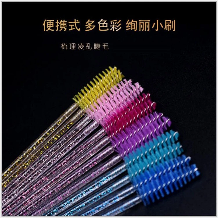 New foreign trade crystal rod mascara brush mascara comb solid mascara brush portable makeup brush beauty tool product thumbnail 4