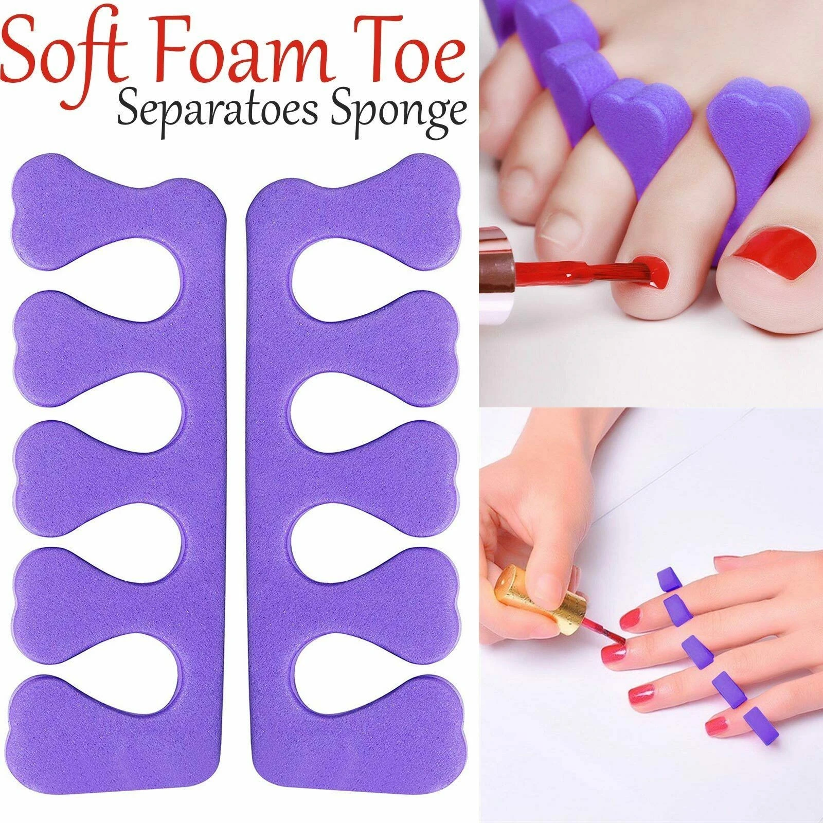 Pedicure Toe Separators Soft Foam product thumbnail 2