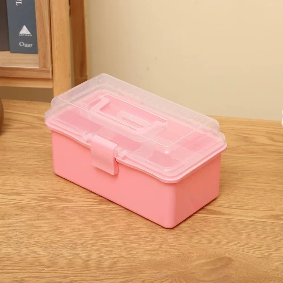 2/3 Layers Large Capacity Foldable Multifunctional Plastic Storage Box product thumbnail 3