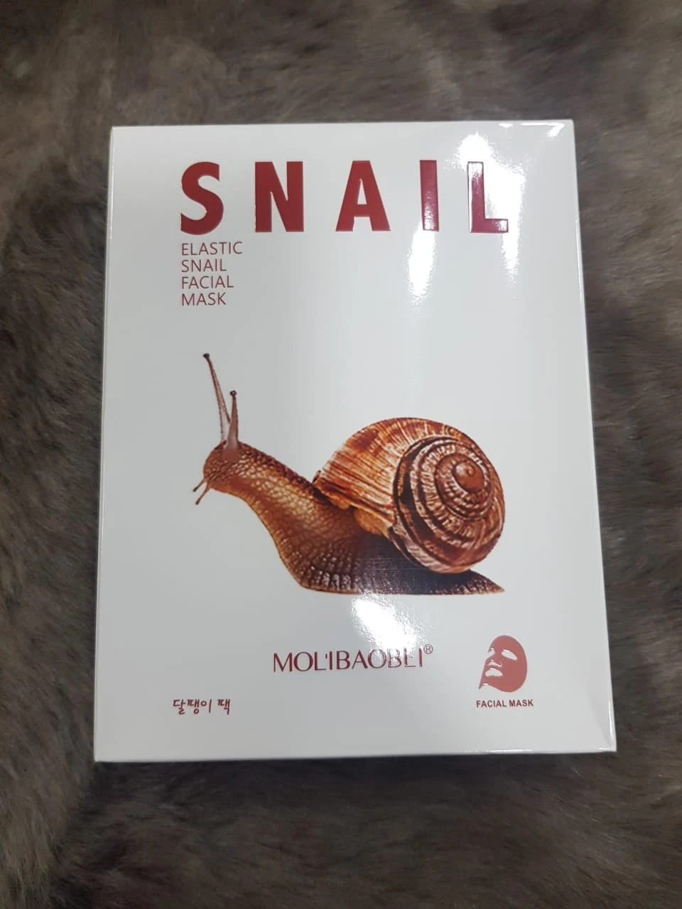 The Molibaobei Elastinc Snail Facial Mask facial mask Box product thumbnail 2
